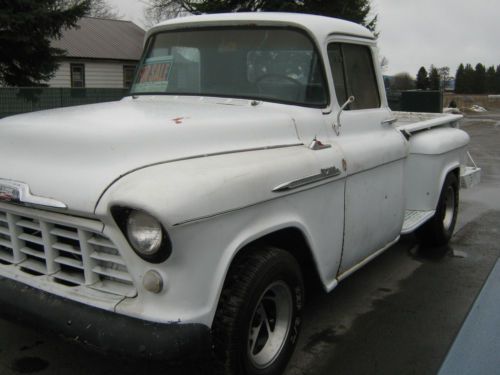 1956 chevrolet 3200 long bed stepside, 350, 5 speed