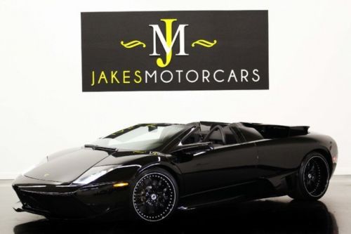 2009 lamborghini lp640 roadster, only 990 miles! black/black, 1-owner, pristine!