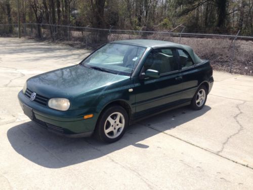 No reserve auction=2000 vw cabrio=convertible=automatic=clear title