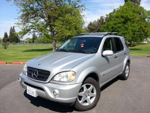 2002 mercedes ml320 sport 7 seater 102k miles navi / 3rd row seats / very clean!