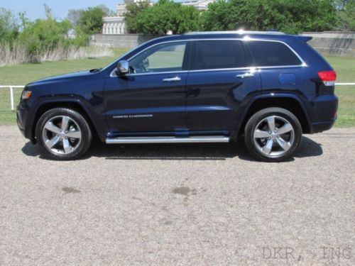 14 grand cherokee overland ed nav roof 20&#034; wheels 5k 5.7l hemi flawless