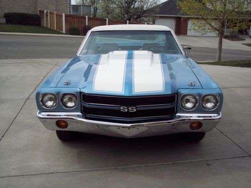 1970 chevy el camino ss 396 numbers matching frame off restoration