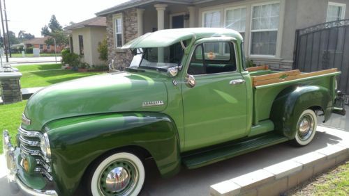 1952 chevrolet 3100 pickup 5 window shortbed 1947 1948 1949 1950 1952 1953 nice