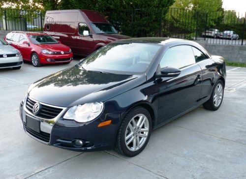 2009 volkswagen eos  convertible 36k mls 2.0l leather aluminum wheels good tires