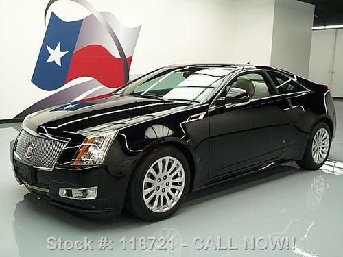 2011 cadillac cts4 premium coupe awd sunroof nav 17k mi texas direct auto