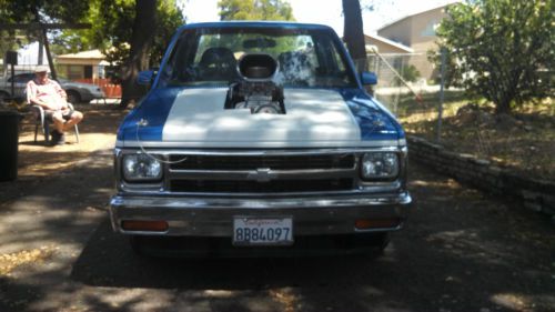 1989 CHEVY S10 BLOWN SBC PROSTREET TUBBED DARG CAR, image 2