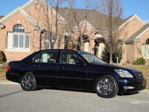 Fully loaded 2004 lexus ls430**navigation**chrome wheels**low miles**one owner