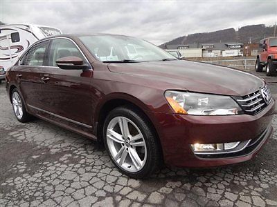 2012 vw passat tdi sel premium diesel fully loaded service records, warranty