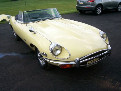 1971 jaguar xke roadster - 4.2l - hard top convertible - classic