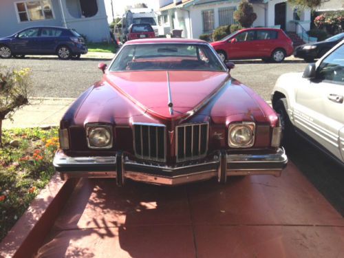 1975 pontiac grand prix lj coupe 2-door 6.6l