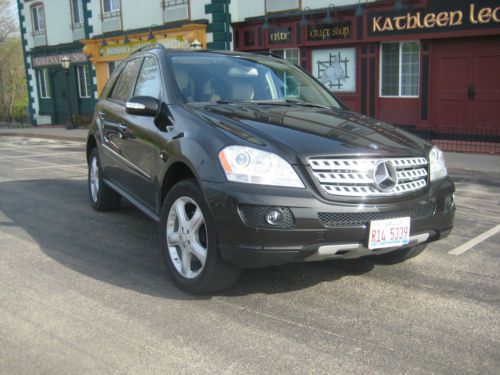 Black mercedes sports ml 320 turbo diesel cdi, all options