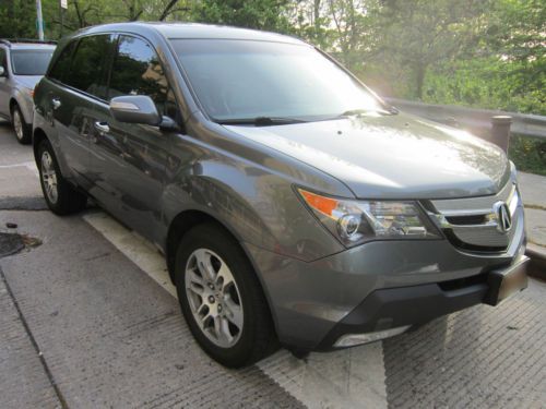 2008 gray acura mdx sh-awd