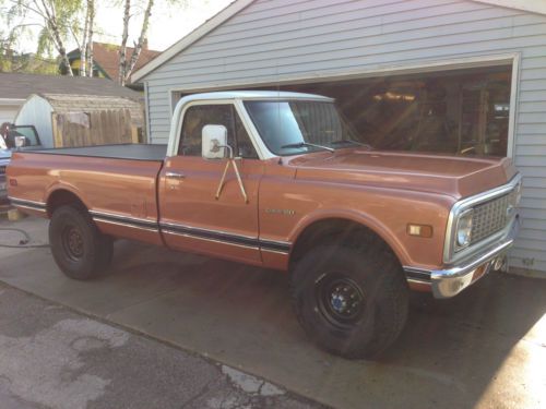 1972 chevrolet k20, 4x4, big block, 4-speed, excellent condition!  no reserve!