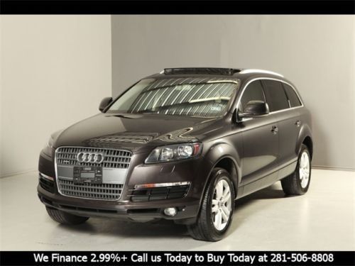 2009 audi q7 3.6 premium quattro awd dvd 7-pass panoroof leather pdc heatseats !