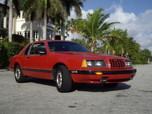 1986 ford thunderbird turbo coupe - 5 speed