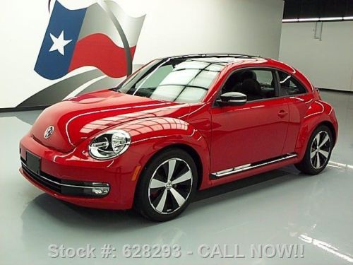 2012 volkswagen beetle turbo automatic sunroof nav 32k texas direct auto