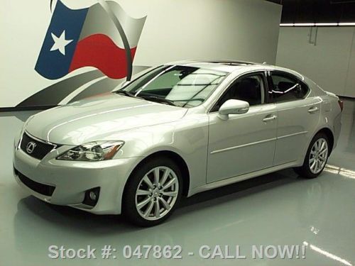 2011 lexus is250 awd sunroof leather vent seats 33k mi texas direct auto