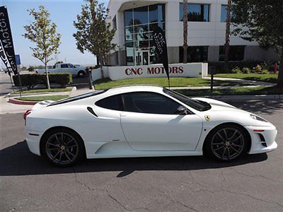 2009 ferrari f430 430 scuderia coupe f1 white avus / nero / must see