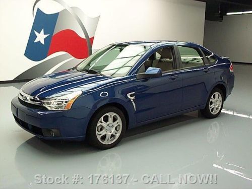 2008 ford focus ses sedan automatic heated leather 28k texas direct auto