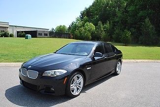 2011 bmw 550i m sport 6 speed blk/bge 27k  nav warranty like new low reserve