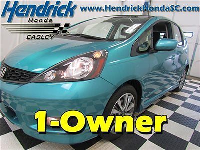 Fit sport low miles hatchback 1.5l usb blue raspberry automatic alloy warranty