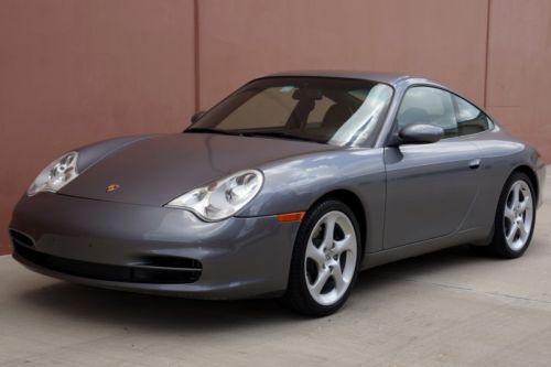 04 porsche carrera 911 coupe 2 owner carfax cert leather bose mroof heated sts!!
