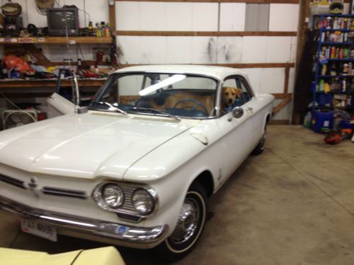 1962 2 door corvair, automatic, 80hp, original paint and body. from az. new intr