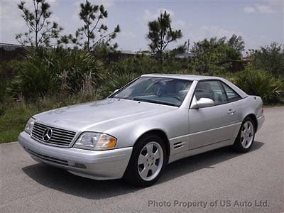 Sl500 hardtop convertible clean fla carfax 24 service records warranty included