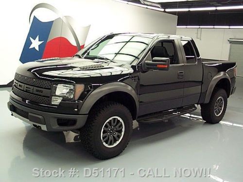 2010 ford f-150 svt raptor supercab 6.2l 4x4 nav 50k mi texas direct auto