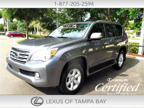 Lexus gx 460 48k mi certified navi dvd 4wd heated leather tow sunroof