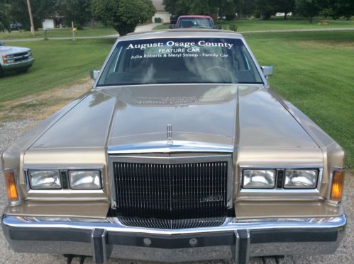 August osage county movie lincoln town car