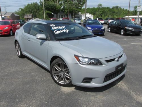 2013 scion tc: coupe used 2.5l 4 cyls automatic 6-speed gas fwd gray sunroof