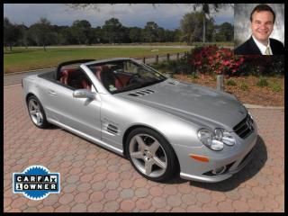 Sl55 amg auto glasstop hardtop convertible navigation supercharged satellite