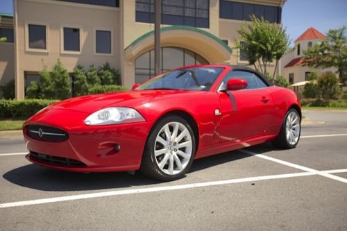 Jaguar xk convertible red v8 4.2l