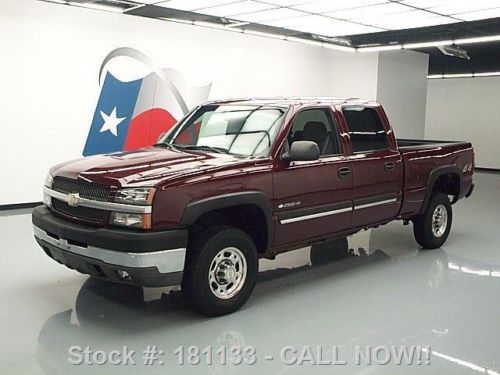 2003 chevy silverado 2500hd crew 4x4 auto bedliner 67k texas direct auto