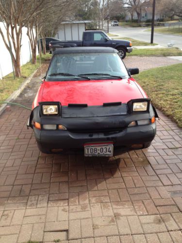 1991 mercury capri base convertible 2-door 1.6l