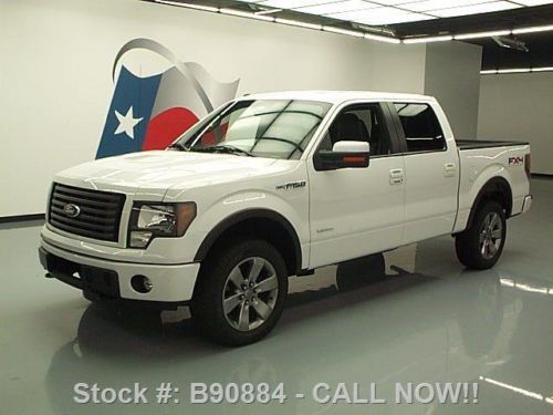 2011 ford f150 fx4 crew 4x4 ecoboost htd leather 36k mi texas direct auto