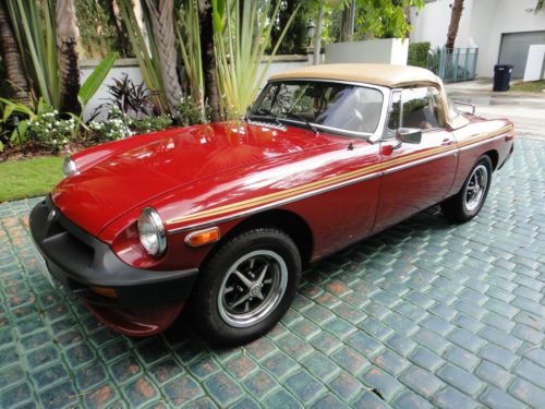 1980 mg mgb convertible roadster for sale