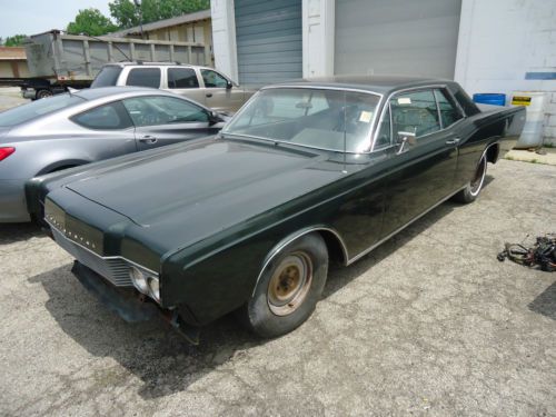 1966 lincoln continental 2 door coupe 69,000 original miles restoration project