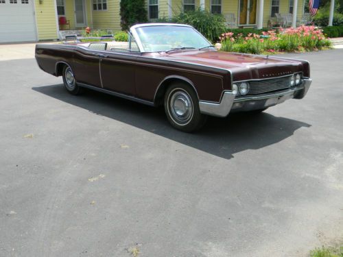 1966 Lincoln Continental Convertible-Totally Original -One Owner since 1970, US $8,900.00, image 2