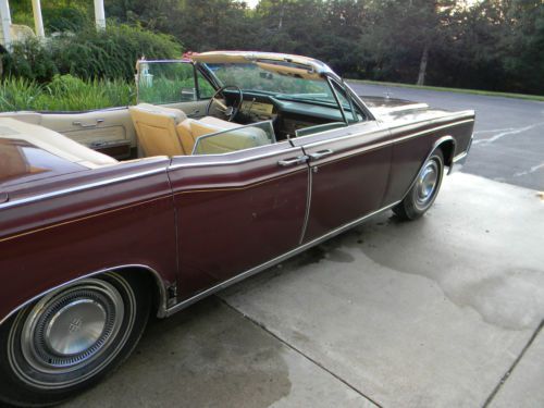 1966 Lincoln Continental Convertible-Totally Original -One Owner since 1970, US $8,900.00, image 9