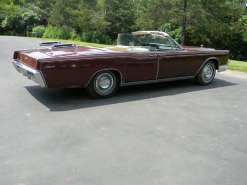 1966 Lincoln Continental Convertible-Totally Original -One Owner since 1970, US $8,900.00, image 22