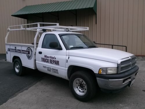 2001 dodge ram 2500 st, utility bed, regular cab 2 door, 5.9l v8