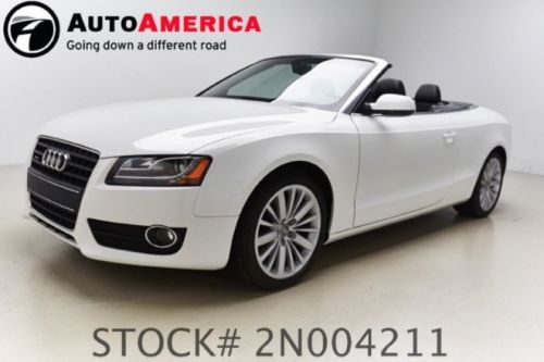 2011 audi a5 convertible 2.0t premium plus 47k miles nav rearcam htd lthr auto