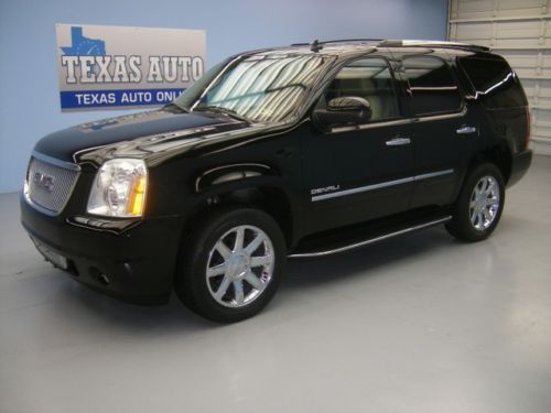 We finance!!!  2010 gmc yukon denali awd roof nav tv heated leather texas auto