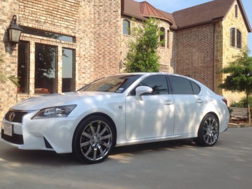 2013 gs 350 f sport white diamond