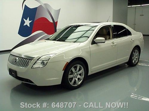2010 mercury milan v6 premier sunroof leather only 51k texas direct auto