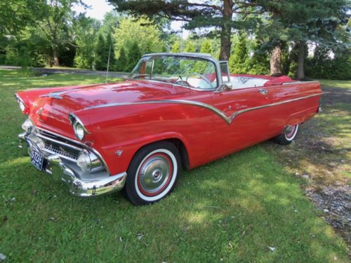1955 ford convertible classic or street rod hot rod antique show car 55 ford