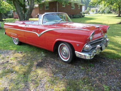 1955 Ford convertible classic or street rod hot rod antique show car 55 Ford, image 2