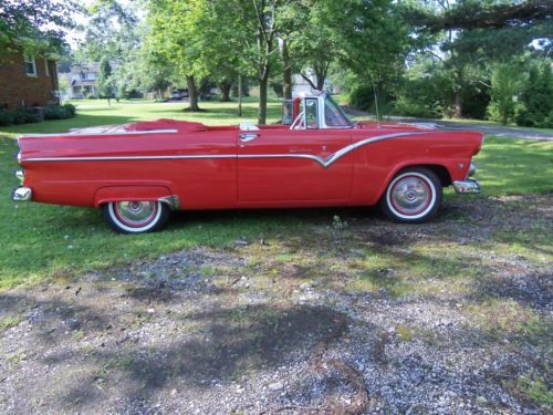 1955 Ford convertible classic or street rod hot rod antique show car 55 Ford, image 4